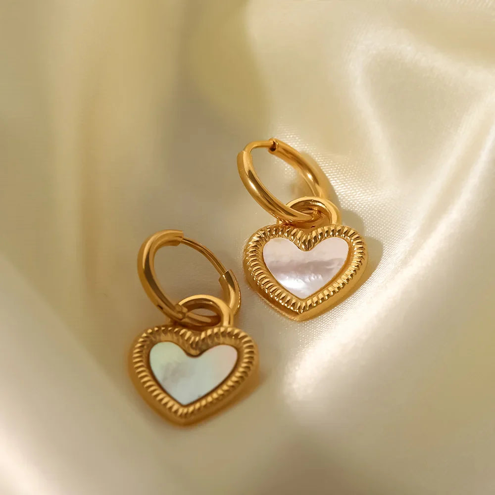 Arete de Aro Corazón Passione (Chapado en Oro 18K)