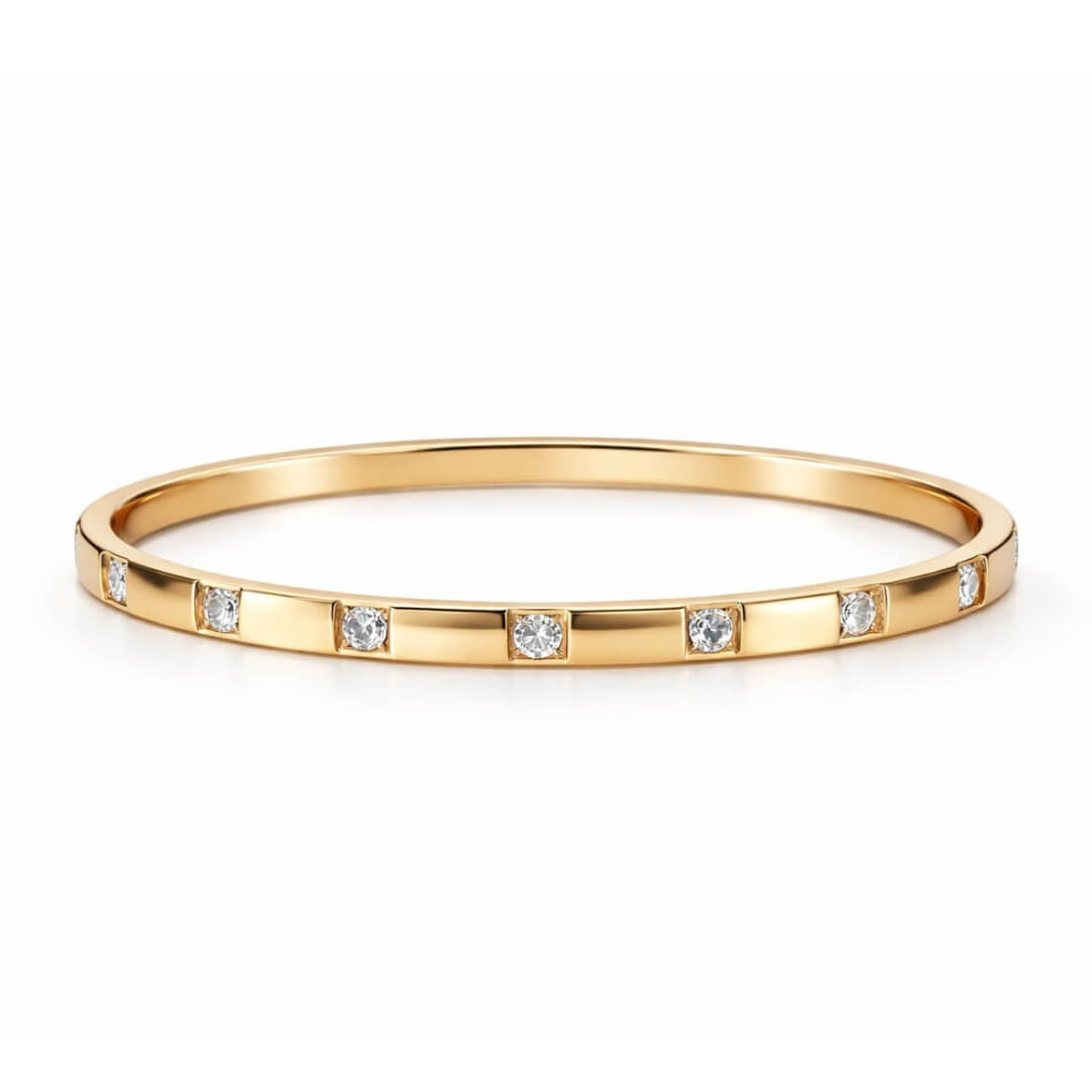 Brazalete Modena Minimalista (Chapado en Oro 18K)