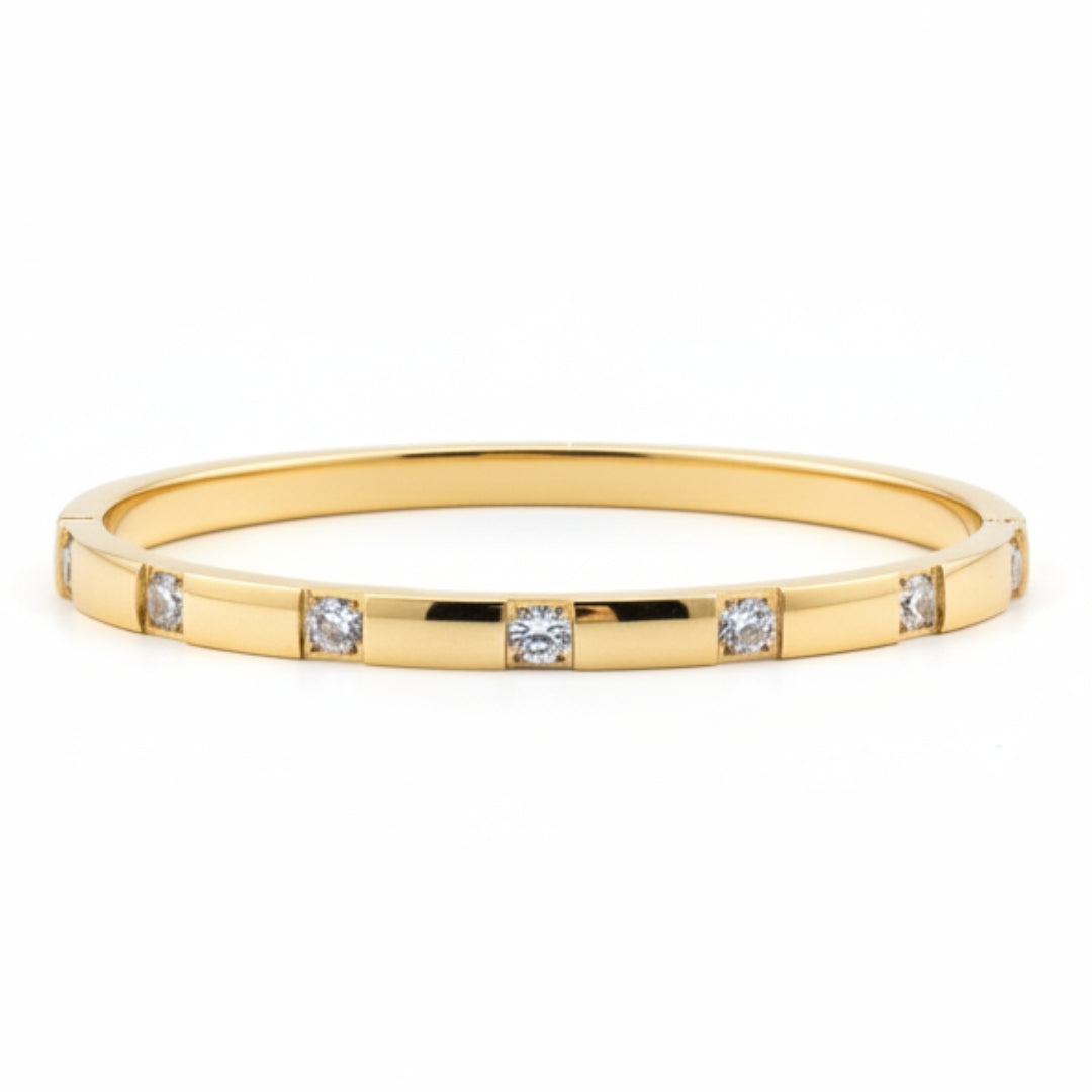 Brazalete Modena Minimalista (Chapado en Oro 18K)