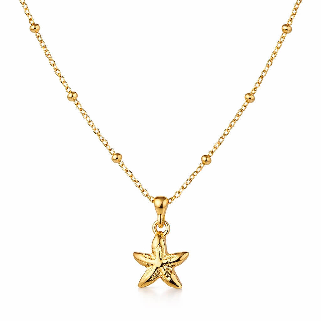 Collar Estrella de Mar (Chapado en Oro 18K)