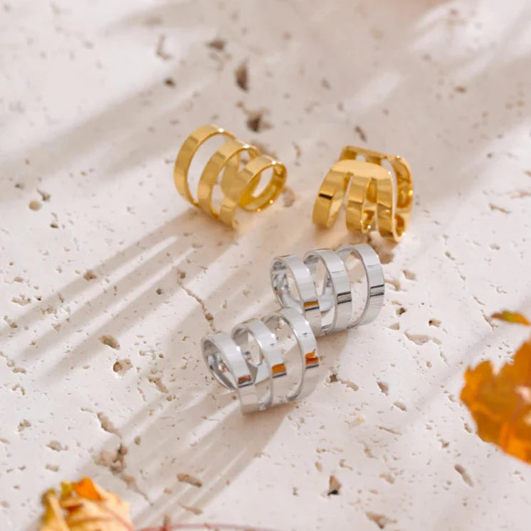 Pendiente Earcuff Camille (Chapado en Oro)