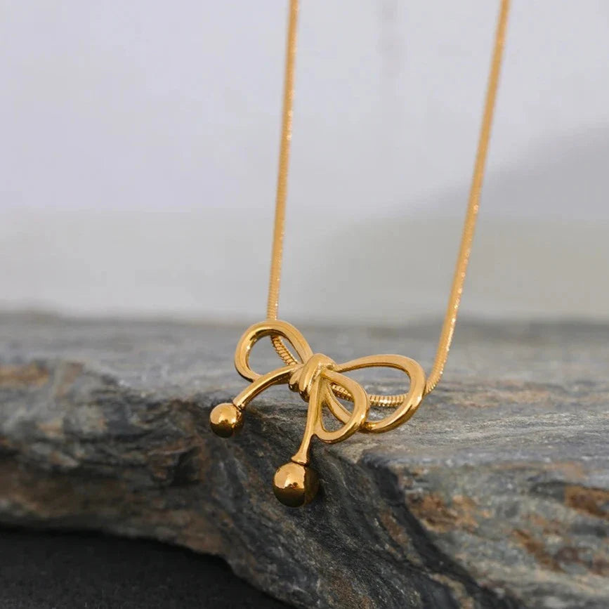 Collar Lazo (Chapado en Oro 18K)