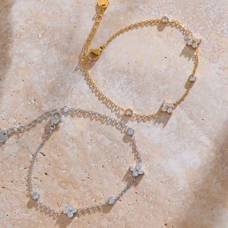 Pulsera Constelación con Circonitas (Chapado en Oro)