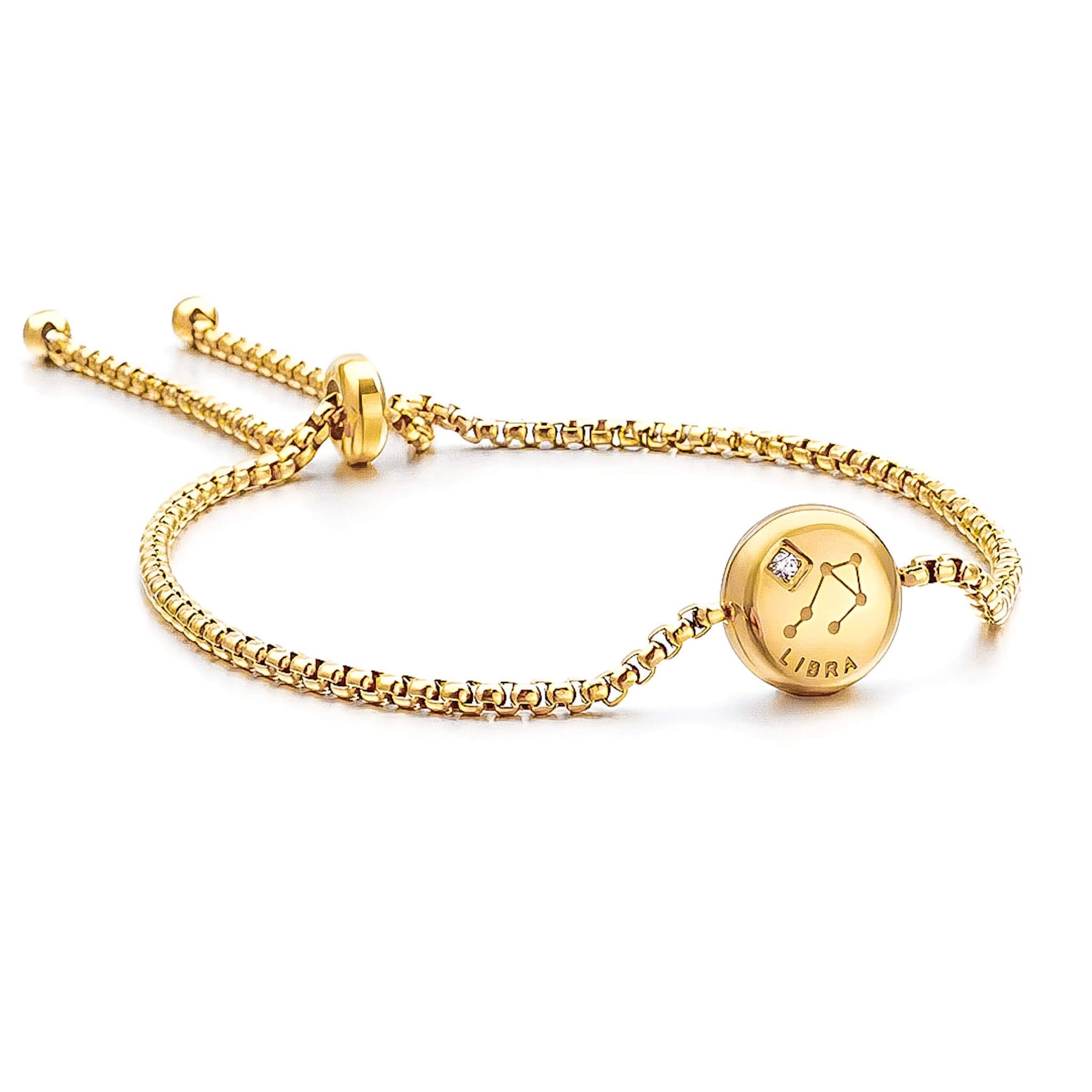 Pulsera Zodíaco (Chapado en Oro)