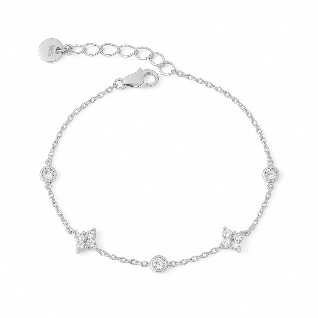 Pulsera Constelación con Circonitas (Chapado en Oro)