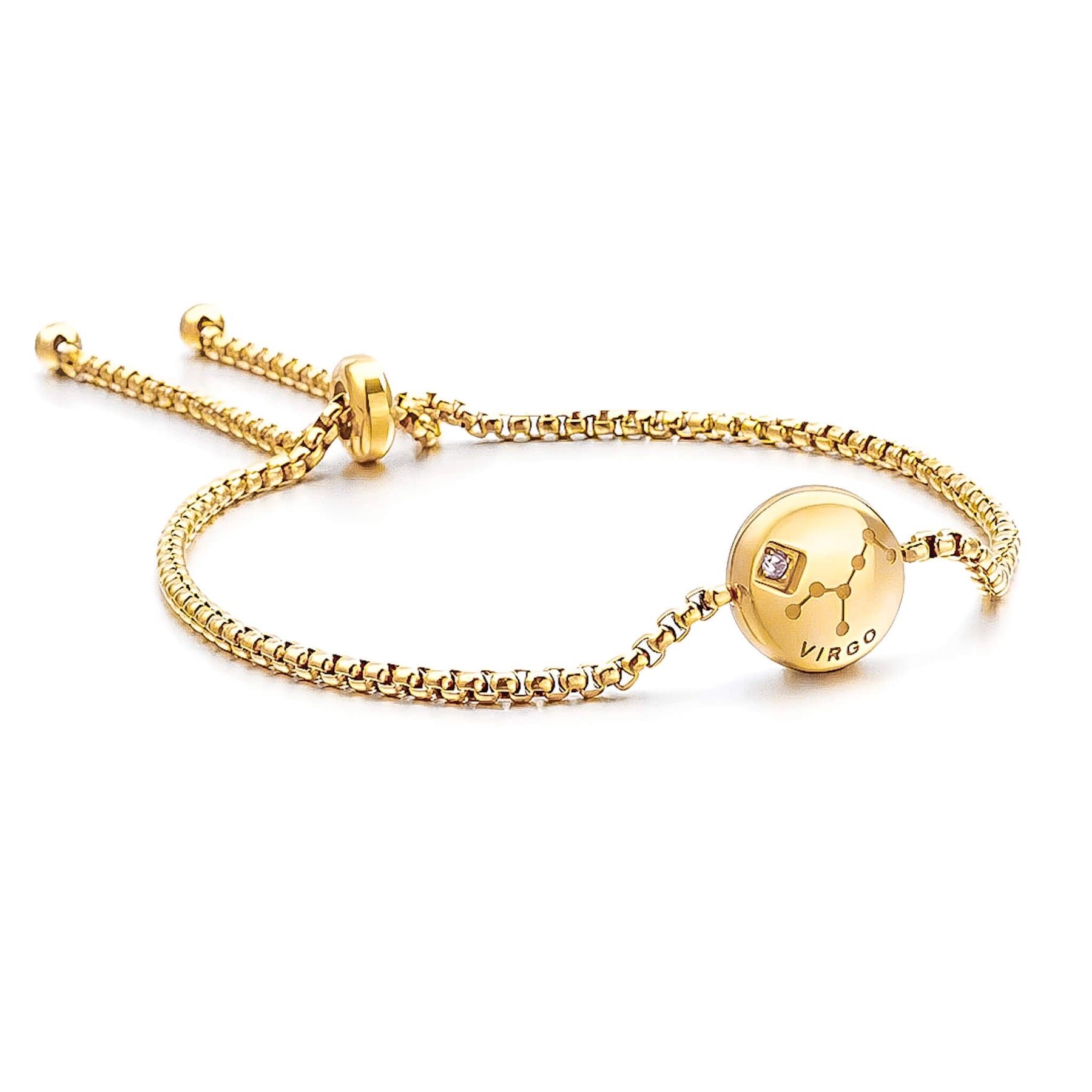 Pulsera Zodíaco (Chapado en Oro)