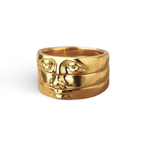 Set de Anillos Visage (Chapado en Oro 18K)