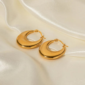 Arete en Aro Bold Nolita (Chapado en Oro 18K)