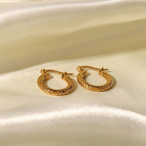 Arete en Aro Puglia (Chapado en Oro 18K)