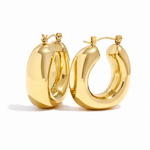 Arete Aro Bold (Chapado en Oro 18K)