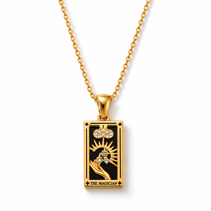 Colección Tarot - Collares con Colgantes de las Cartas (Chapado en Oro 18K)
