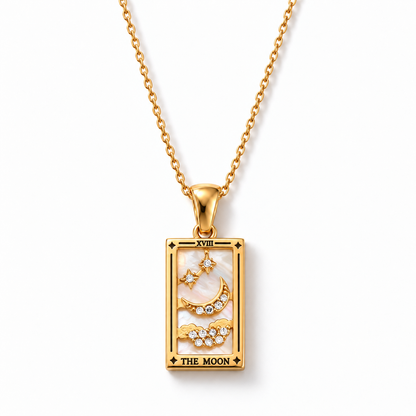 Colección Tarot - Collares con Colgantes de las Cartas (Chapado en Oro 18K)