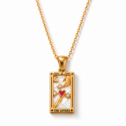 Colección Tarot - Collares con Colgantes de las Cartas (Chapado en Oro 18K)