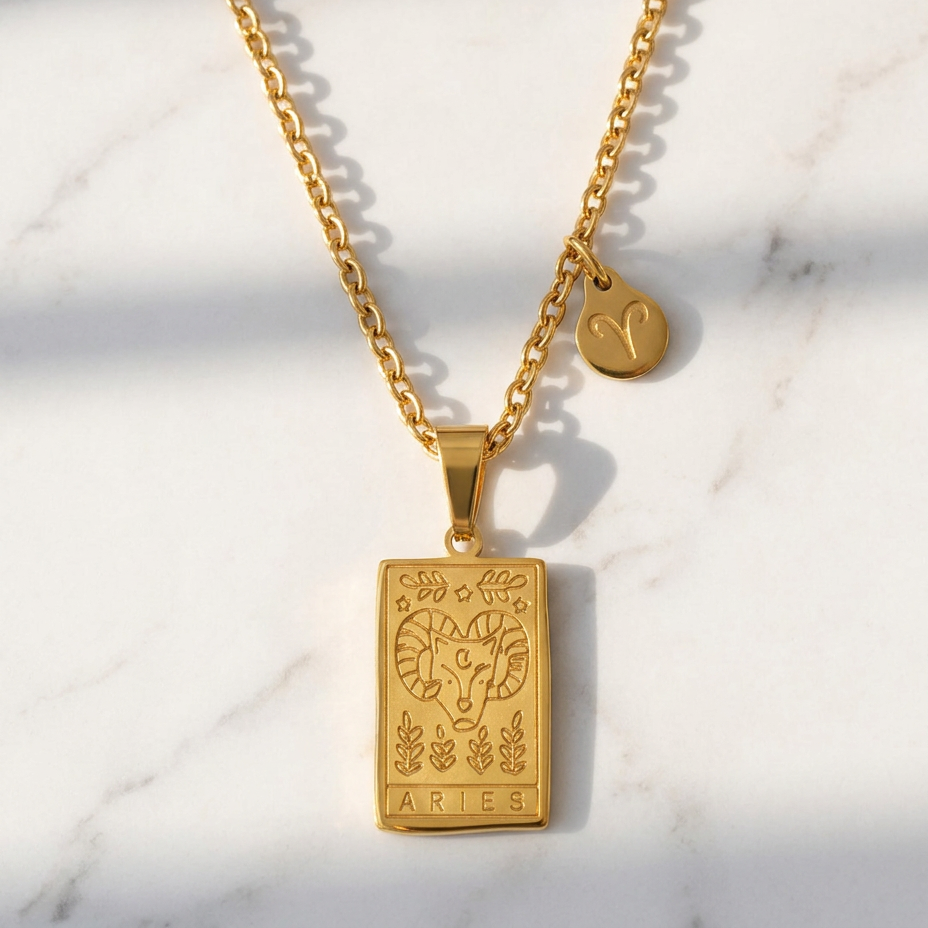Colección Zodíaco - Collares con Colgantes de los Signos del Zodíaco