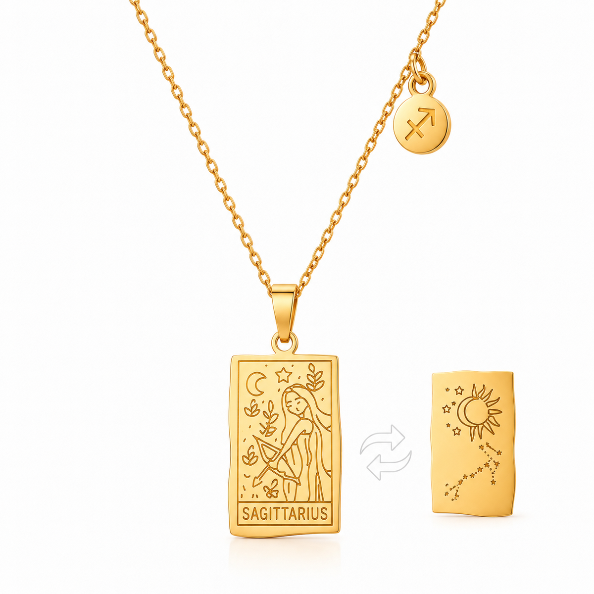 Colección Zodíaco - Collares con Colgantes de los Signos del Zodíaco