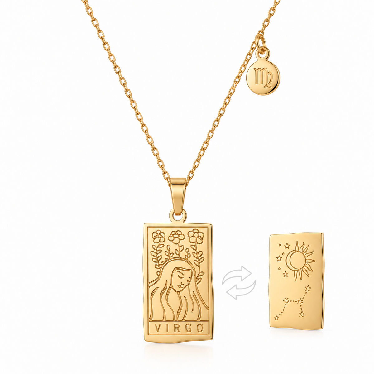Colección Zodíaco - Collares con Colgantes de los Signos del Zodíaco