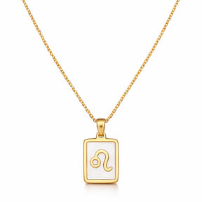 Colección de Collares Signos del Zodiaco Perlado (Chapado en Oro 18K)