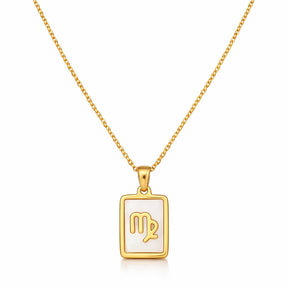 Colección de Collares Signos del Zodiaco Perlado (Chapado en Oro 18K)