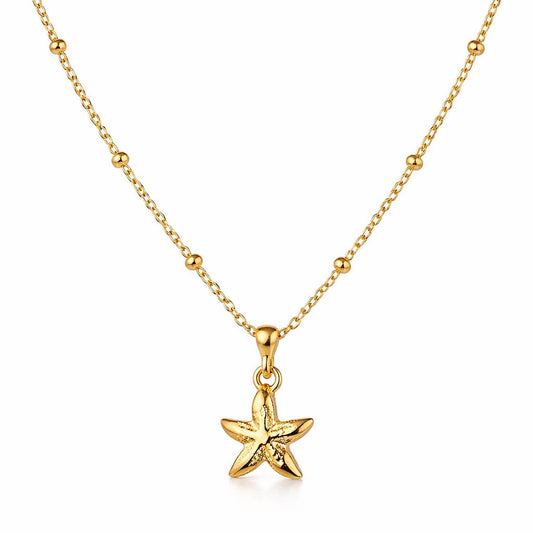 Collar Estrella de Mar (Chapado en Oro 18K)
