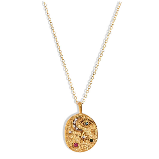Collar Marsella Circonia (Chapado en Oro 18K)