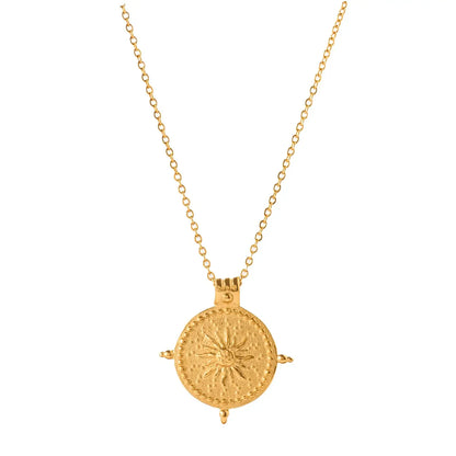 Collar Sol Divino (Chapado en Oro de 18K)