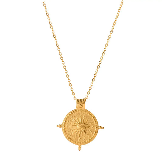 Collar Sol Divino (Chapado en Oro de 18K)