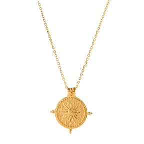 Collar Sol Divino (Chapado en Oro de 18K)