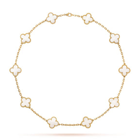 Collar Vintage 10 Tréboles (Chapado en Oro)