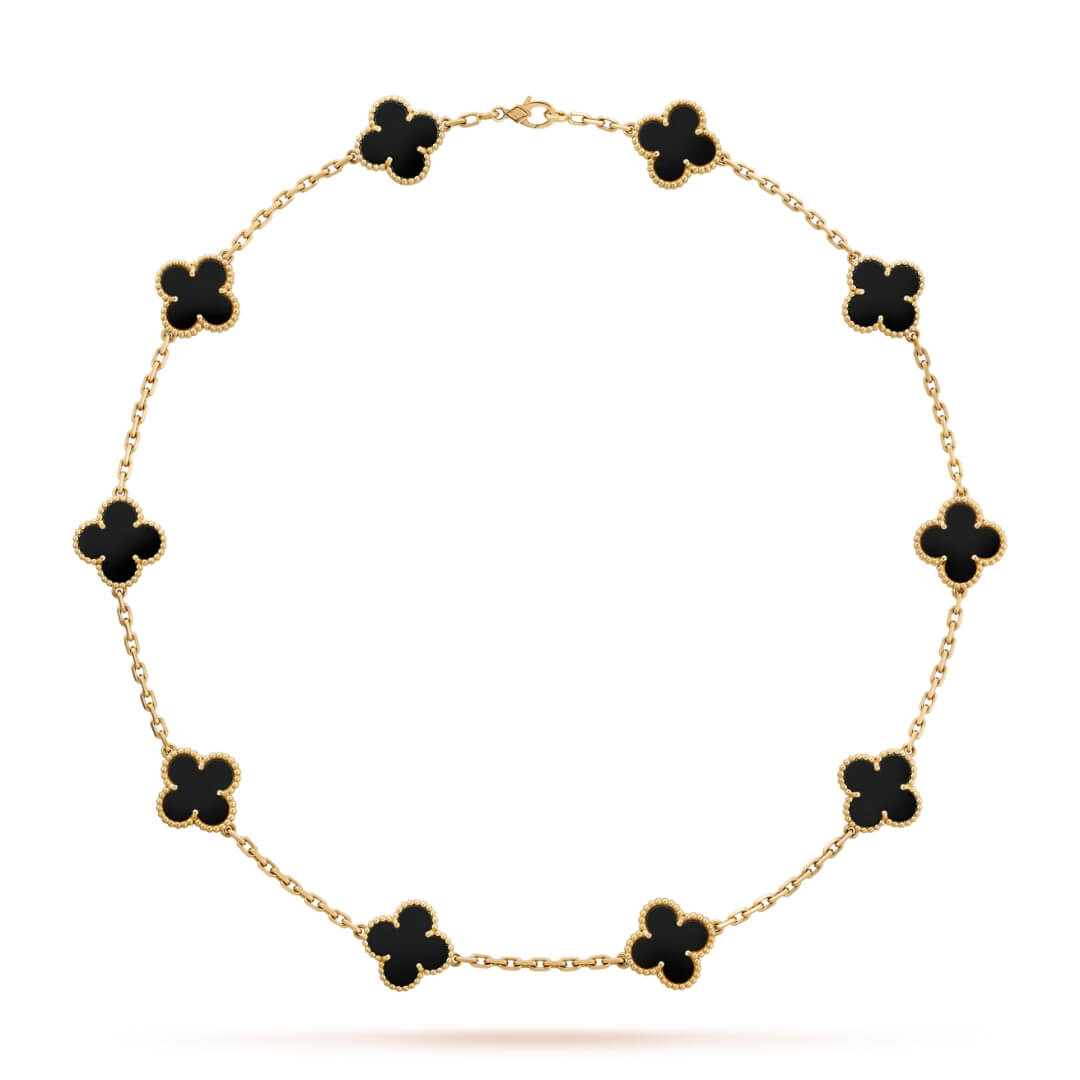 Collar Vintage 10 Tréboles (Chapado en Oro)