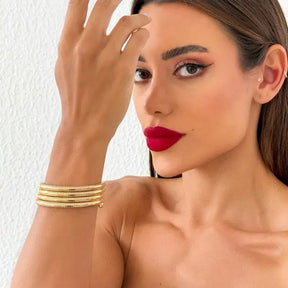 Pulsera Chianti Espiral (Chapado en Oro 18K)