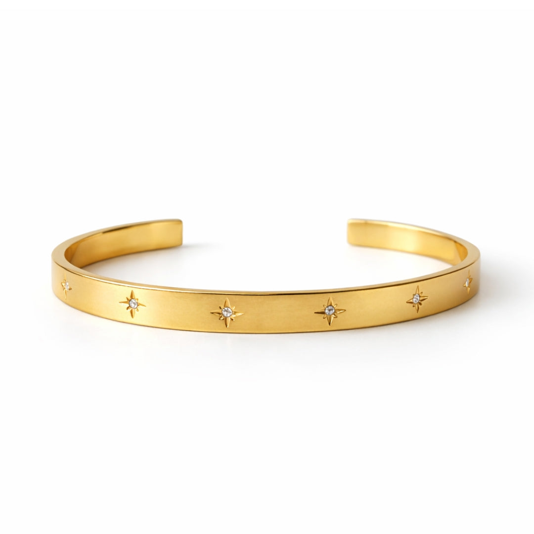 Pulsera Minimalista Louise Circonia (Chapado en Oro 18K)