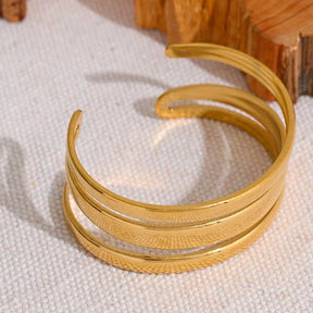 Brazalete Voglia (Chapado en Oro 18K)