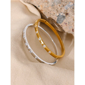 Brazalete Modena Minimalista (Chapado en Oro 18K)