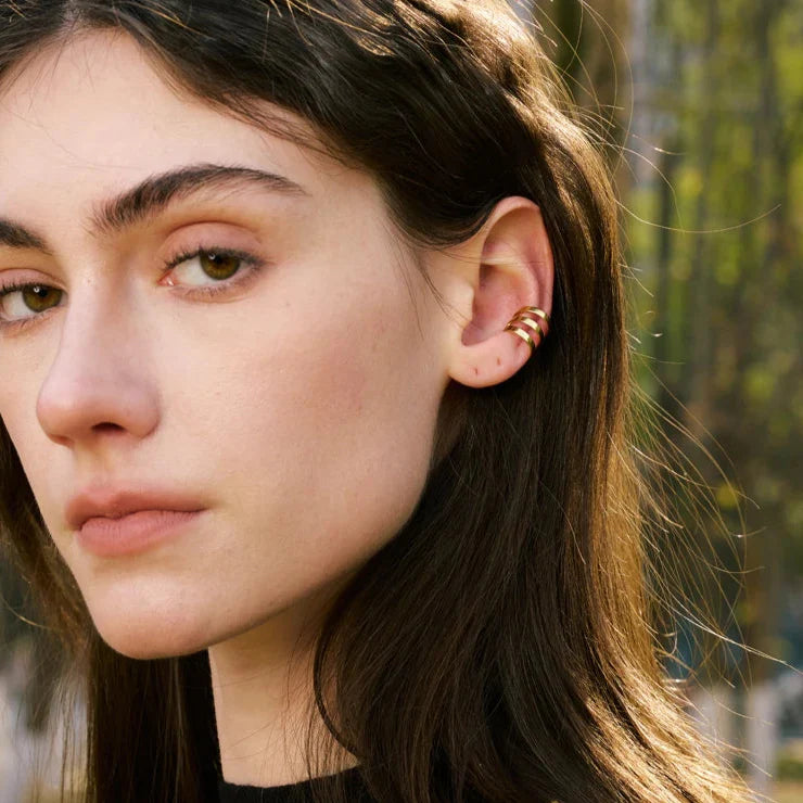 Pendiente Earcuff Camille (Chapado en Oro)