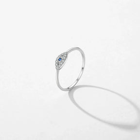 Anillo Mykonos Ojo Turco Circonia (Plata 925)