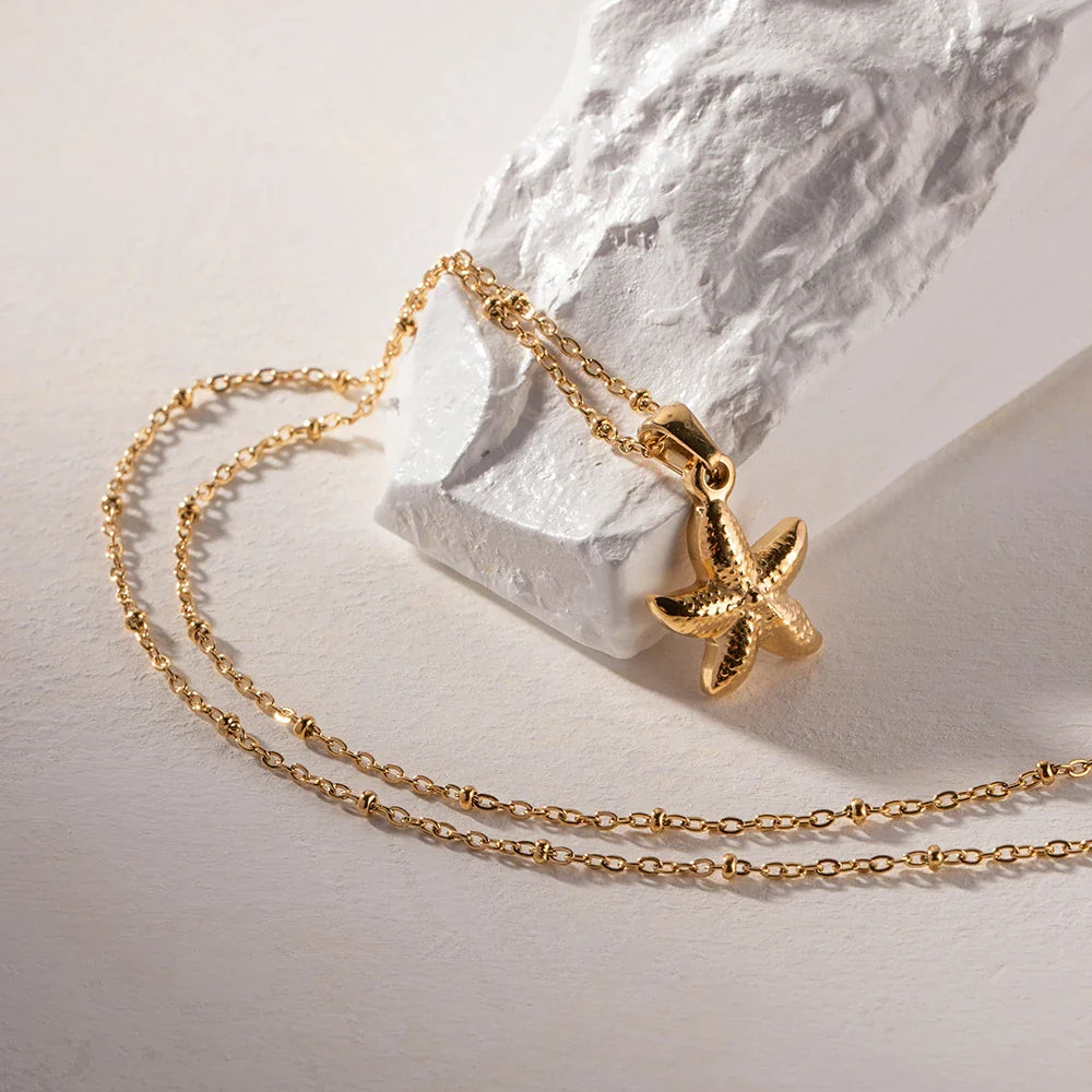 Collar Estrella de Mar (Chapado en Oro 18K)