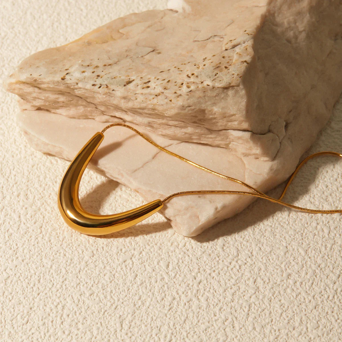 Collar Smile Choker Cola de Ratón (Chapado en Oro 18K)