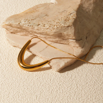 Collar Smile Choker Cola de Ratón (Chapado en Oro 18K)