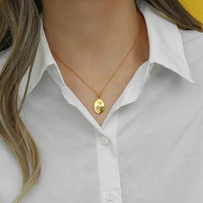 Collar Stella Circonia (Chapado en Oro 18K  18K)