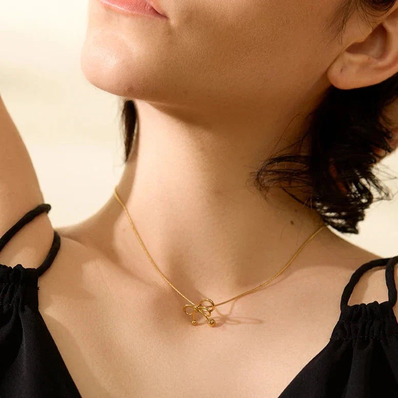 Collar Lazo (Chapado en Oro 18K)