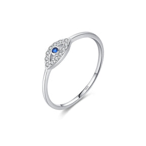 Anillo Mykonos Ojo Turco Circonia (Plata 925)