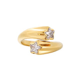 Anillo Estrella (Chapado en Oro)