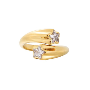 Anillo Estrella (Chapado en Oro)