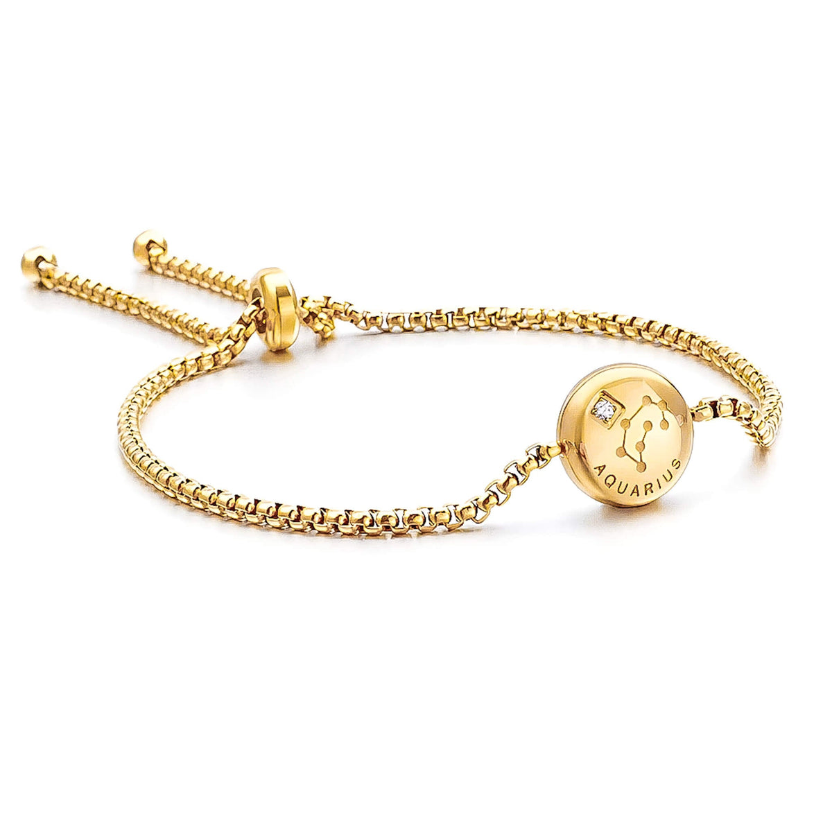 Pulsera Zodíaco (Chapado en Oro)