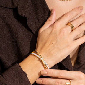 Brazalete Romano Circonia (Chapado en Oro 18K)