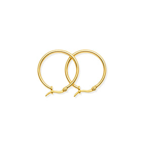 Arete Aro Clásico (Chapado en Oro)