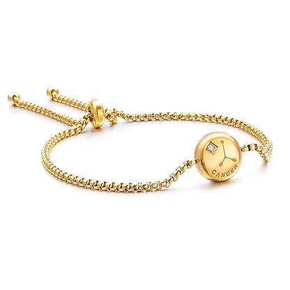Pulsera Zodíaco (Chapado en Oro)