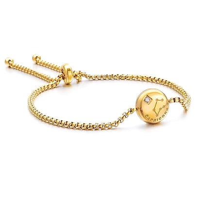 Pulsera Zodíaco (Chapado en Oro)