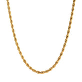 Collar Cuerda (Chapado en Oro)