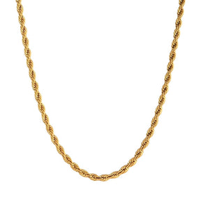 Collar Cuerda (Chapado en Oro)